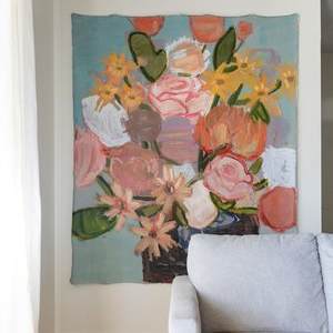 Tall Dark Handsome Original flat lay oil painting by Emily Fox King, Image 1.
