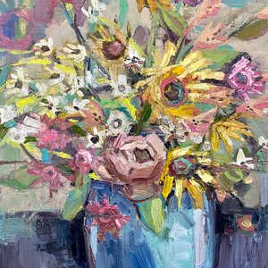 It All Works Out Original Oil Painting by Emily Fox King, Image 1.