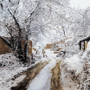 Santa Fe Snow by Clark Hulings Estate
