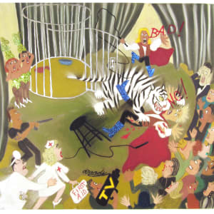 Tiger Attack III by Randy Stevens