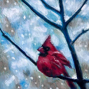 Snow Bird study by Hope Martin