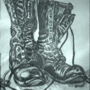 Combat boots  Ist version by Leisa Shannon Corbett  Image: image 3