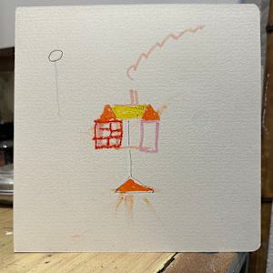 house on paper by Borg de Nobel, Image 2.