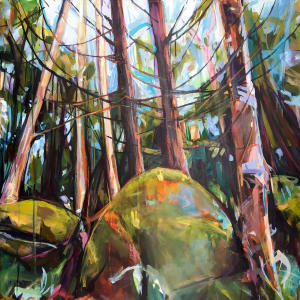 Moss Cathedral, Boshkung Lake by Erica Dornbusch