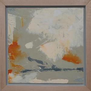 Before Tourists by Cara Lawson-Ball  Image: Before Tourists, framed in a handmade maple frame