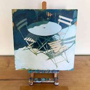 A table & three chairs by Camilla Dowse, Image 3.
