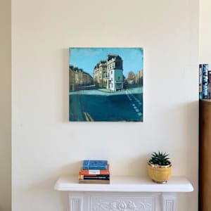Rivers Street & Julian Road from Brunswick Place, Bath by Camilla Dowse  Image: Unframed, cradled wood art board
