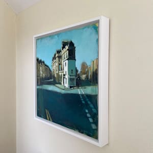 Rivers Street & Julian Road from Brunswick Place, Bath by Camilla Dowse  Image: Framing