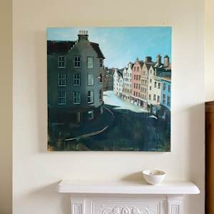 West Bow, Edinburgh by Camilla Dowse  Image: Unframed but ready to hang
