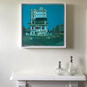 Corner of King's Esplanade and Medina Terrace, Hove by Camilla Dowse  Image: Framing, ready to hang