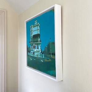Corner of King's Esplanade and Medina Terrace, Hove by Camilla Dowse  Image: Framing, ready to hang