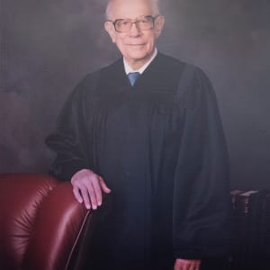 Portrait of Justice Clifford F. Brown by Stein