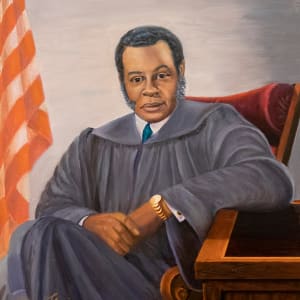Portrait of Justice Lloyd O. Brown by Norma Fleming