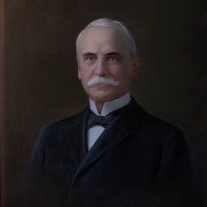 Portrait of Justice Franklin J. Dickman by Freeman Willis Simmons