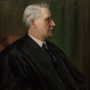 Portrait of Justice Maurice H. Donahue by Arthur William Woelfle