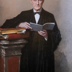 Portrait of Justice James Johnson by August Benziger
