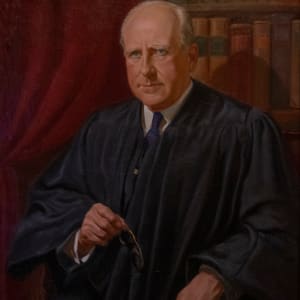Portrait of Justice Edward S. Matthias by David Philip Wilson