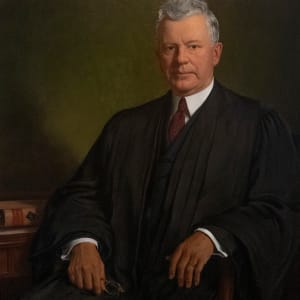 Portrait of Justice Edward Crawford Turner by Kenneth Forbes