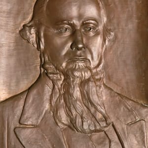 Bronze Portrait of Edwin M. Stanton by Mary Louise Alexander