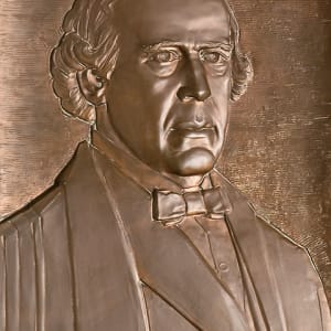 Bronze Portrait of Justice Chase by Ernest Bruce Haswell