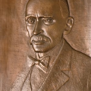 Bronze Portrait of Justice Day by Erwin Frey