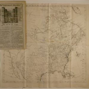 Map of North America by The Gentleman's Magazine
