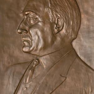 Bronze Portrait of President Harding by May Elizabeth Cook