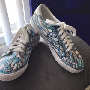 Art On Shoes Series/Collection/designs(Forest Swirls)