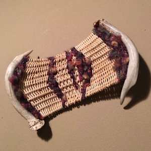 Double Antler Basket Tray #232/63 by Cathryn Peters