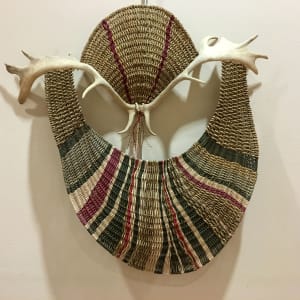 Silent Whispers from the East--Two Naturally Shed Fallow Deer Antlers #261/69 by Cathryn Peters