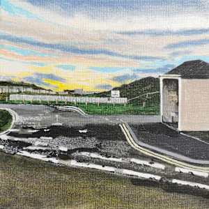 Black Sheddie sunset by Lois Dubber, Image 1.
