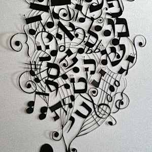 musica cut-out by Ruth Becker 