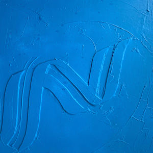 Blue texture study by Ruth Becker 