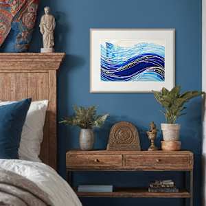 wave study 1 by Ruth Becker 