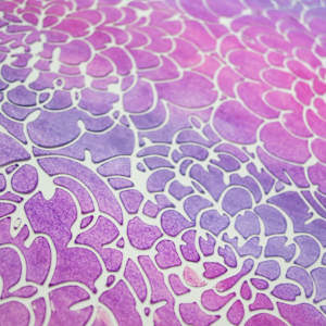 Floral bed inverse by Ruth Becker 