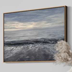 Just a Gray Beach Day by Ruth Becker 