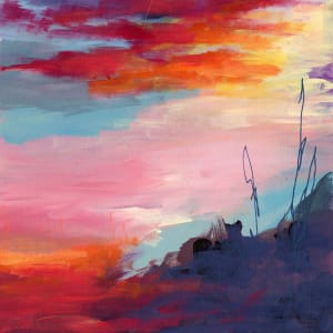 Sunset Mid-March by Ruth Becker 