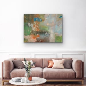 Juanita Bellavance, Riverbound, 2019, Acrylic on canvas, 36 x 48 inches by Juanita 