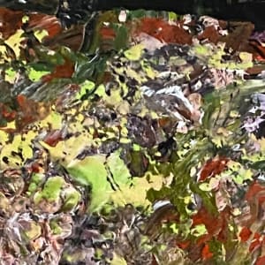 7 - Mini Source 7, From the Source portfolio, Acrylic on paper, 4 x 4 inches, Matted, Unframed 