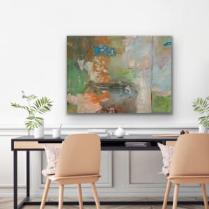 Juanita Bellavance, Riverbound, 2019, Acrylic on canvas, 36 x 48 inches by Juanita 