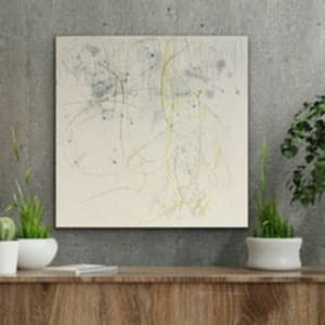 Juanita Bellavance, Variation 19: Cadenza/improv 1,  From Variations on a theme portfolio, Acrylic on canvas, 24 x 24 inches 