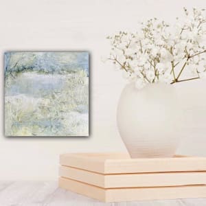 Of Sky and Sea 1, From the 25 Days of Minis Portfolio, 2023, Acrylic on panel, 8 x 8 inches by Juanita 