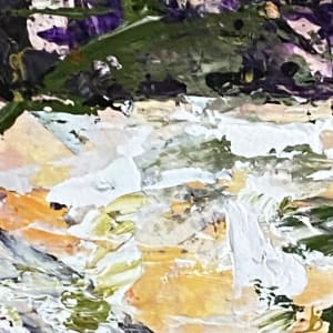 7 - Mini Source 16, From the Source portfolio, Acrylic on paper, 4 x 4 inches, Matted, Unframed 