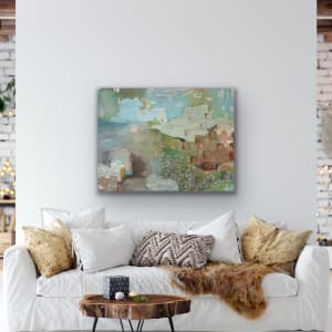 Juanita Bellavance, Over the moon, 2019, Acrylic on canvas, 36 x 48 inches by Juanita 