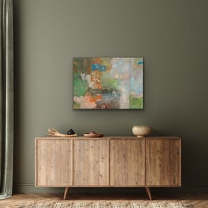 Juanita Bellavance, Riverbound, 2019, Acrylic on canvas, 36 x 48 inches by Juanita 