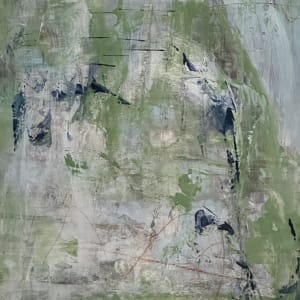 Juanita Bellavance, Cliffs 2, 2018, Acrylic on paper, 22 x 16 inches. by Juanita