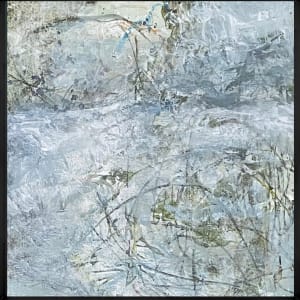 6-Overlooked subtleties, From the 25 Days of Minis portfolio,  2021, Acrylic on panel, 6 x 6 inches. Unframed.  Image: Overlooked subtleties framed 