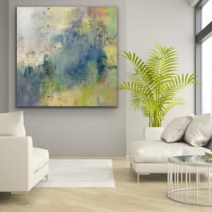 1-Ever present 2, 2020, Acrylic on canvas, 48 x 48 inches 