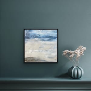 3-Sands of time, From the Chestatee River portfolio, 2021, 12 x 12 inches, Framed by Juanita 
