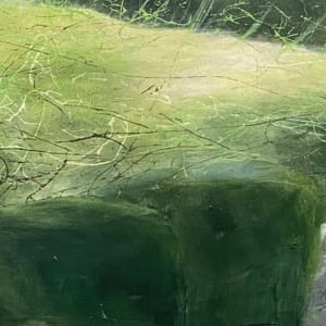 Juanita Bellavance, Gliding by on the Chestatee, From Dissecting the Chestatee portfolio, 2022, Acrylic on canvas, 36 x 48 inches by Juanita 